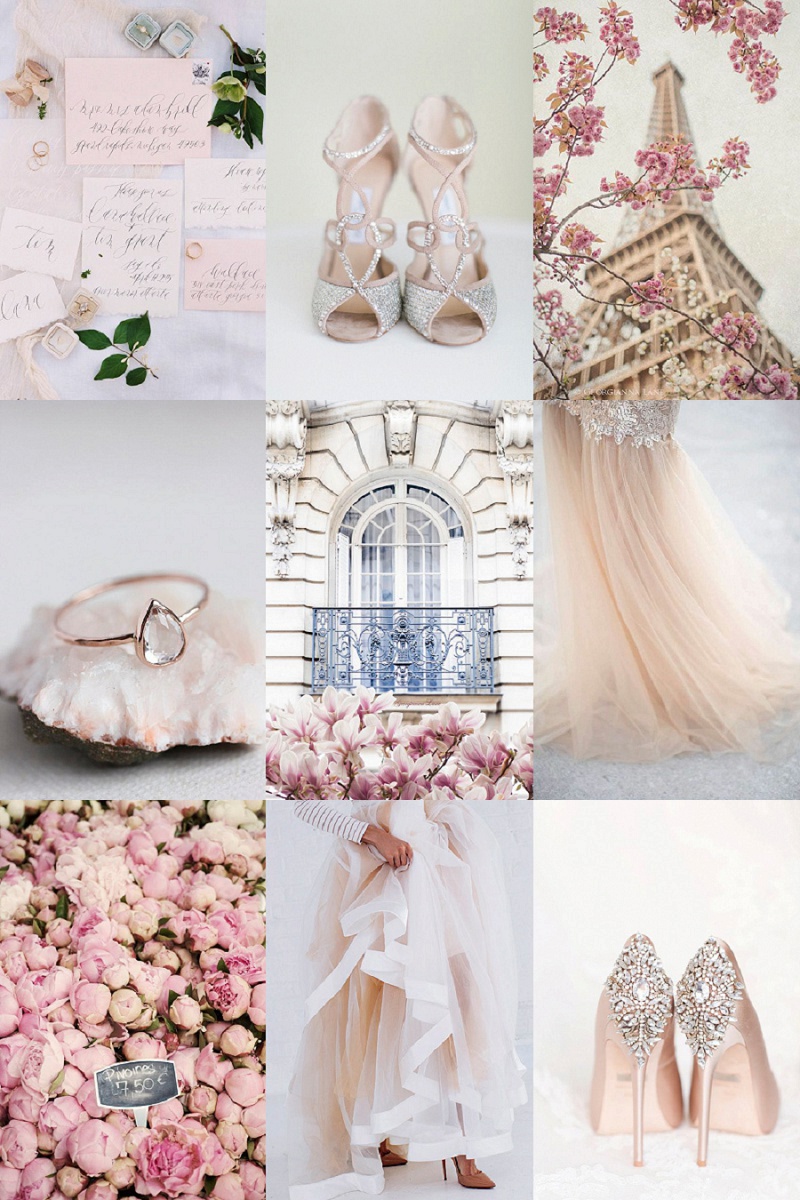 Pretty Pink Paris, Inspiration Board, Wedding Planning, Maxeen Kim Photography