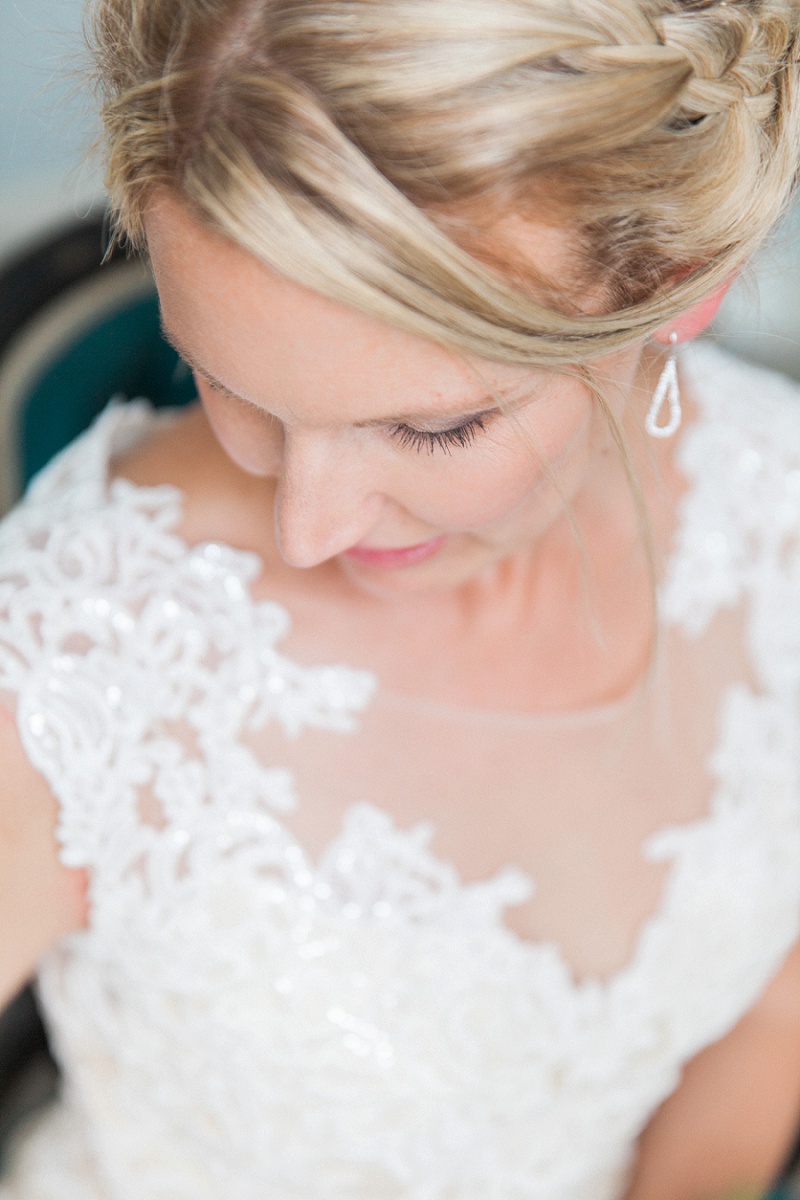 Beautiful Bride in Her Maggie Sottero Dress