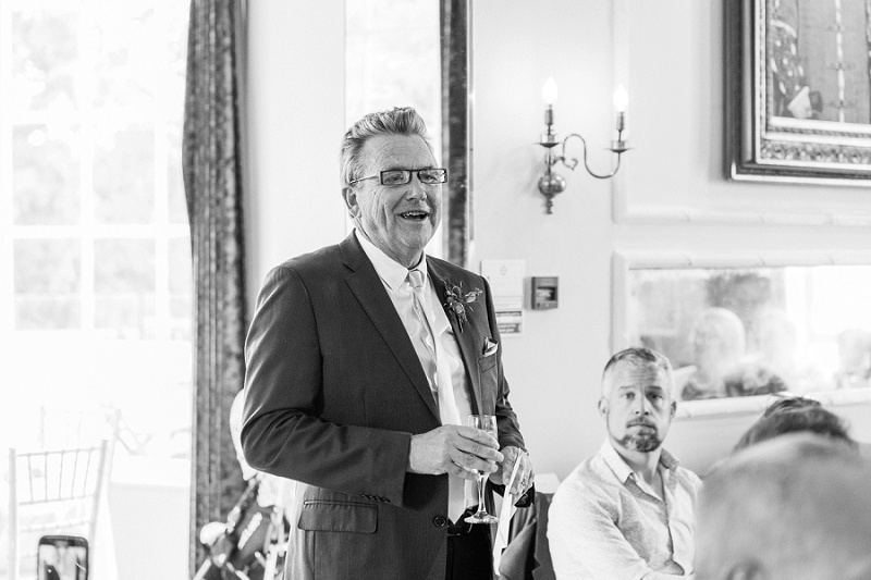 Father Of The Bride Saying His Speech