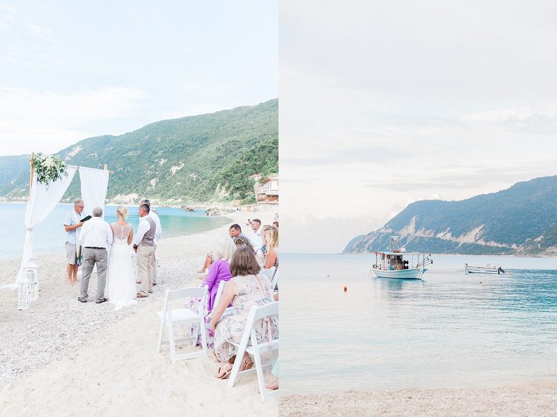 Pastel Beach Wedding on Agios Nikitas Beach Lefkada