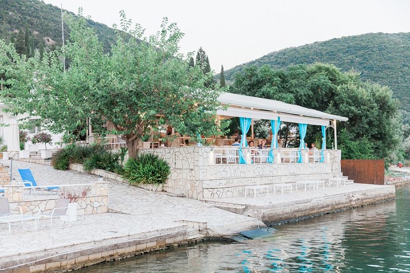 Seaside Restaurant in Geni on Lefkada in Greece
