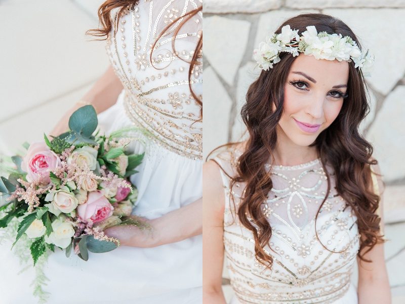 Bridal Portraits and Close up of Bouquet