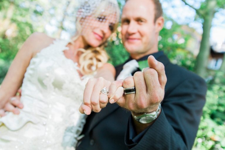 Bride and Groom Pinky Promise