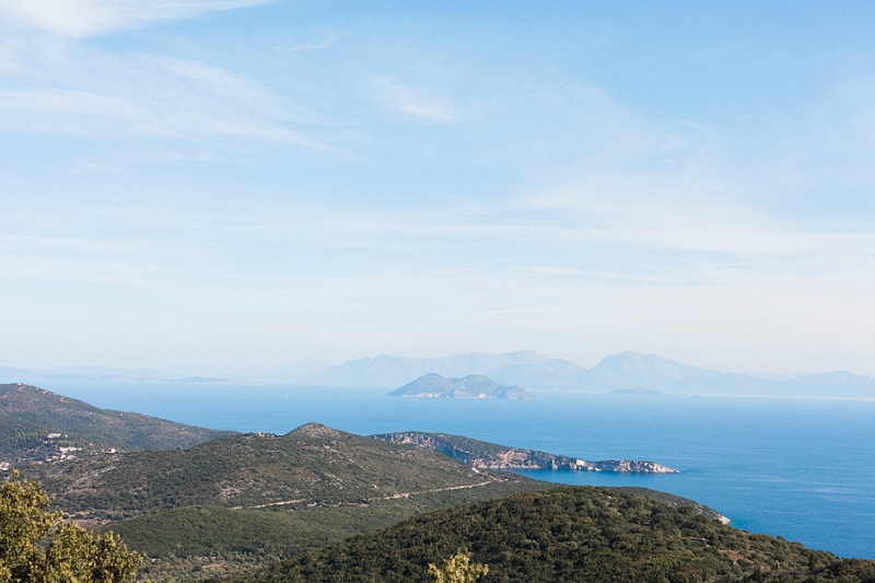 View of the Sea from the Island of Ithaca by Maxeen Kim Photography