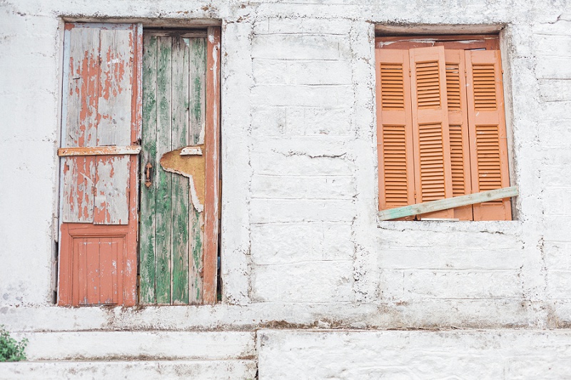 Old Doors on the Island of Ithaca in Greece by Maxeen Kim Photography