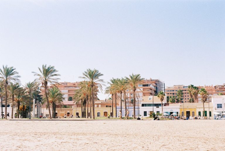 Beach Front in Valencia, Spain by Maxeen Kim Photography