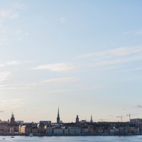 Skyline in Stockholm, Sweden by Maxeen Kim Photography