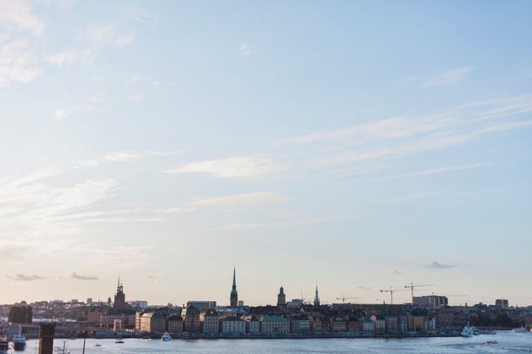 Skyline in Stockholm, Sweden by Maxeen Kim Photography