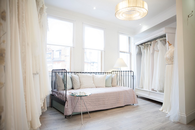 Dressing Area of Luella's Bridal Studio by Maxeen Kim Photography