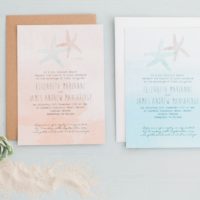 Ocean Themed Wedding Stationery Inspiration by Maxeen Kim Photography, Luxury Photographer in Greece and the UK