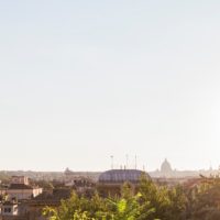 Sunset Over the Rooftops of Rome by Maxeen Kim Photography