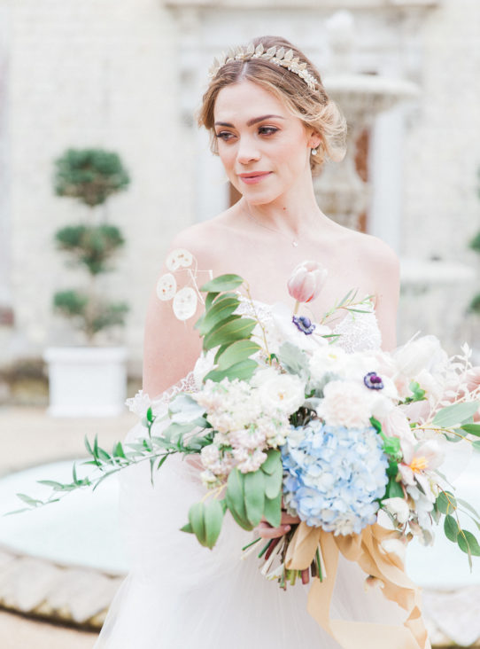 Bride at her Froyle Park wedding