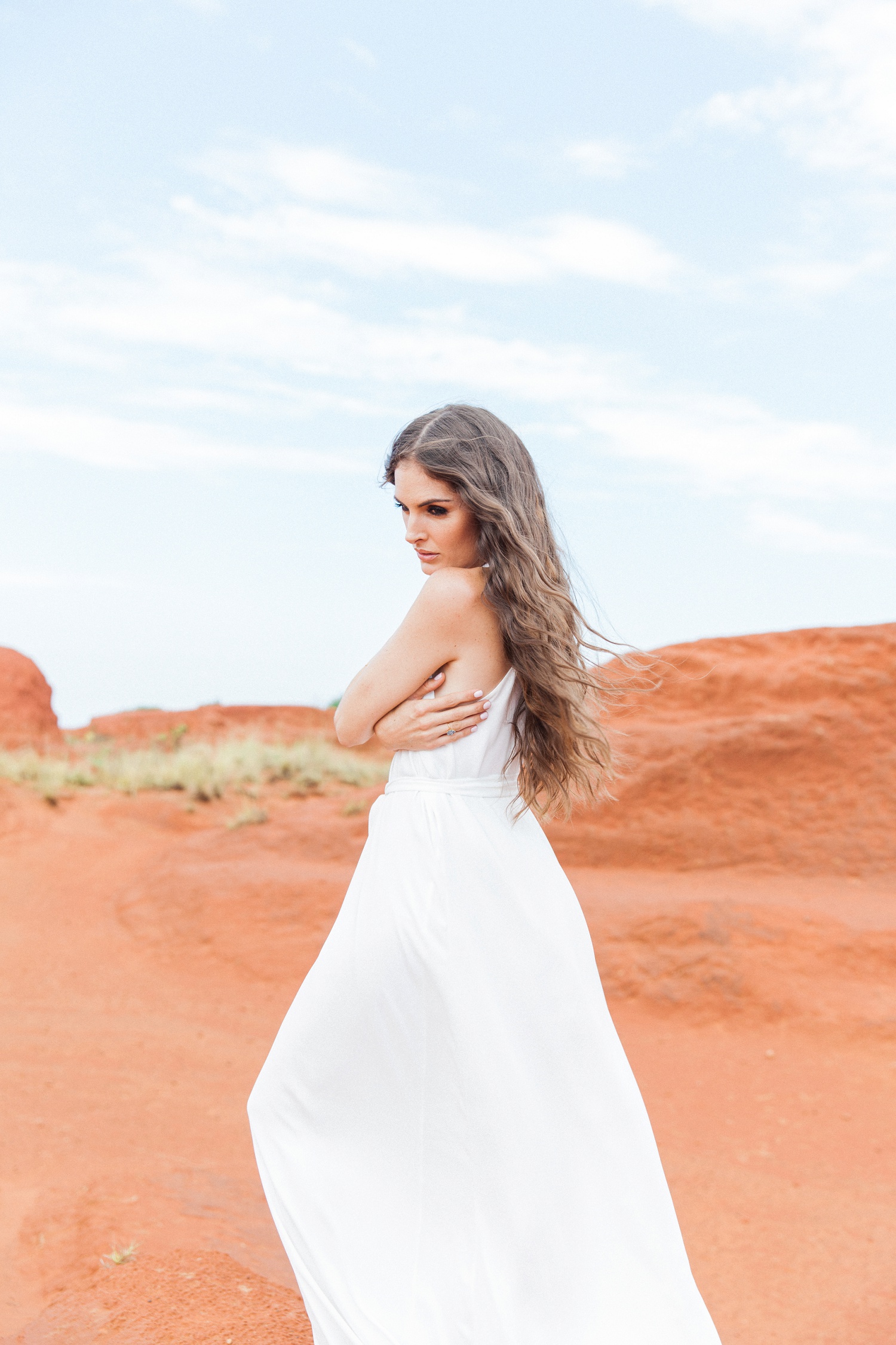 Bohemian Red Desert Wedding Editorial in South Africa